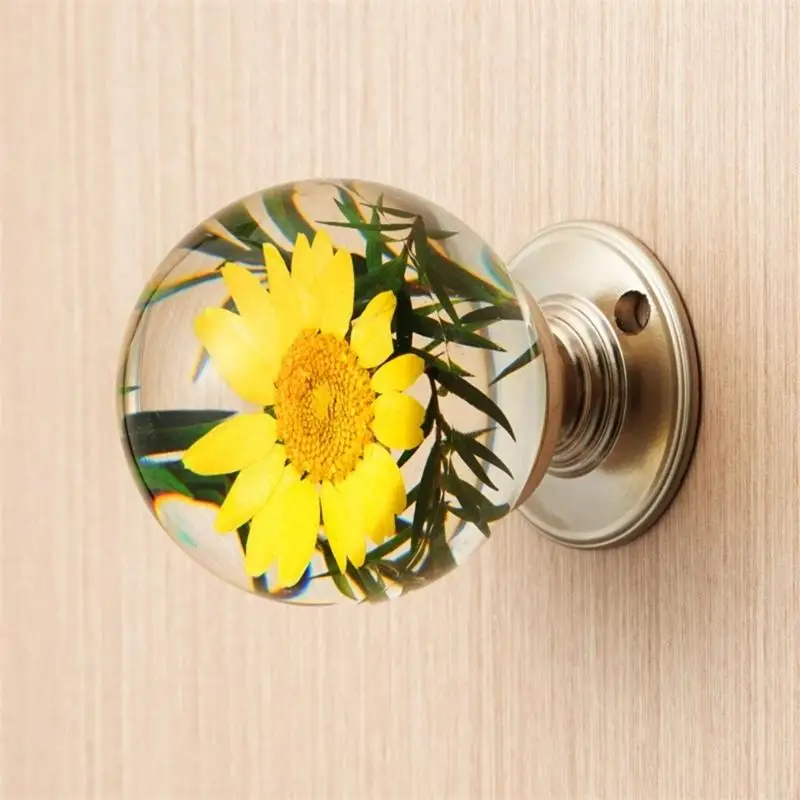 Resin Cabinet Knob Unique Decorative Door Handle Home Decoration Easily Install 0XXB