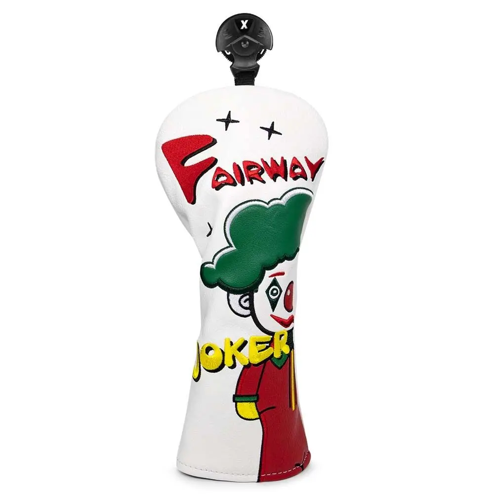 

Protector Golf Putter Cover Embroidery Head Covers Golf Club Headcover Mallet Putter Clown Golf Headcover Golf Putter Headcover