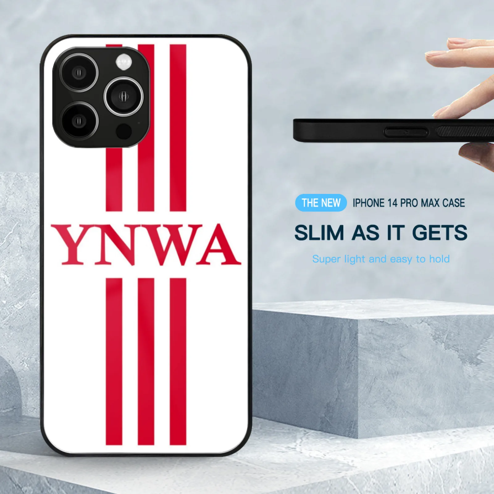 Ynwa Glass Case For Apple Iphone 15 14 13 Pro 12 11 7 8 Plus Xr X Xs Max Tempered Phone Cover Ynwa Football Club Anfield