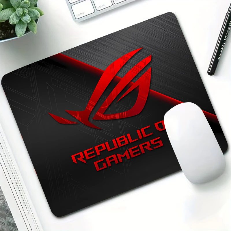 New Minimalist ASUS ROG Gamer Small Mousepad Offices Keyboard Mouse Pad Gaming Rubber Mat Desk Accessories PC Deskpad for FPS