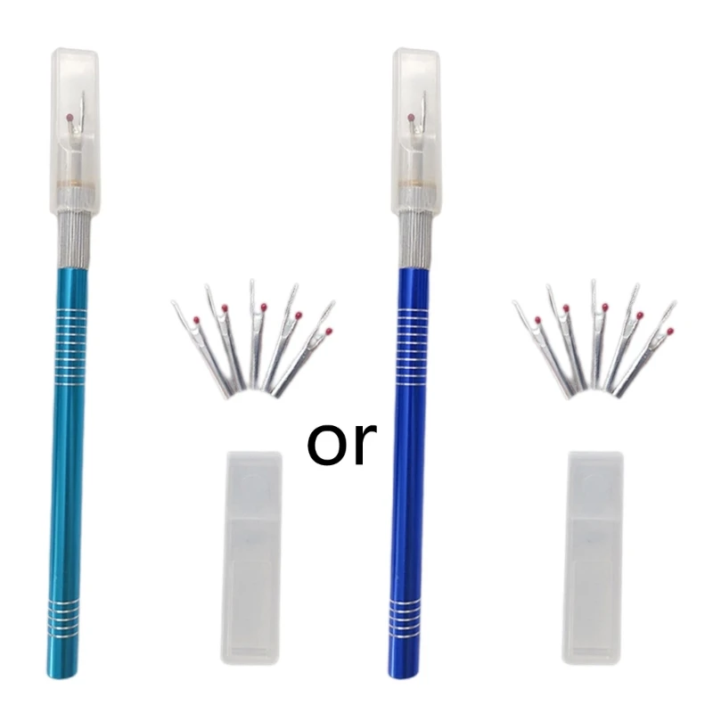 Nähnahttrenner, Fadenschneider, praktischer Stichtrenner mit Ersatzkopf für Nähen/Basteln, Entfernen von Fäden