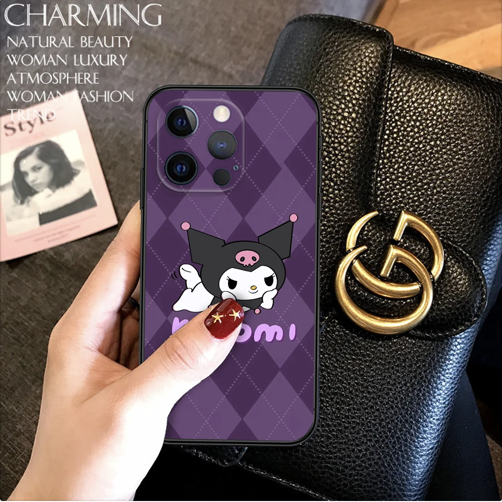 Funda blanda Z120 Kuromi para Samsung S9, S10E, S10 Lite, S20 Ultra, S21S, S21 Fe, S22, S23, S30 Plus, Note 10, 20, M30S, M21, M31, M51