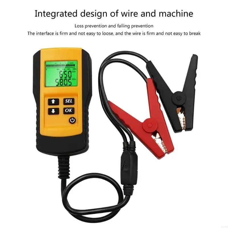 Acid Battery Tester Monitor Panel Gauge Lithium-Battery Status-Indicator Universal Auto Electric Quantity Detector
