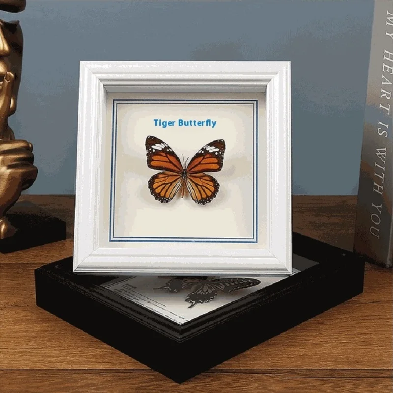 European Style Butterfly Box Frame Hollow Insect Display Frame with 3D Border Picture Frame Home Decor Shadow Box Frames
