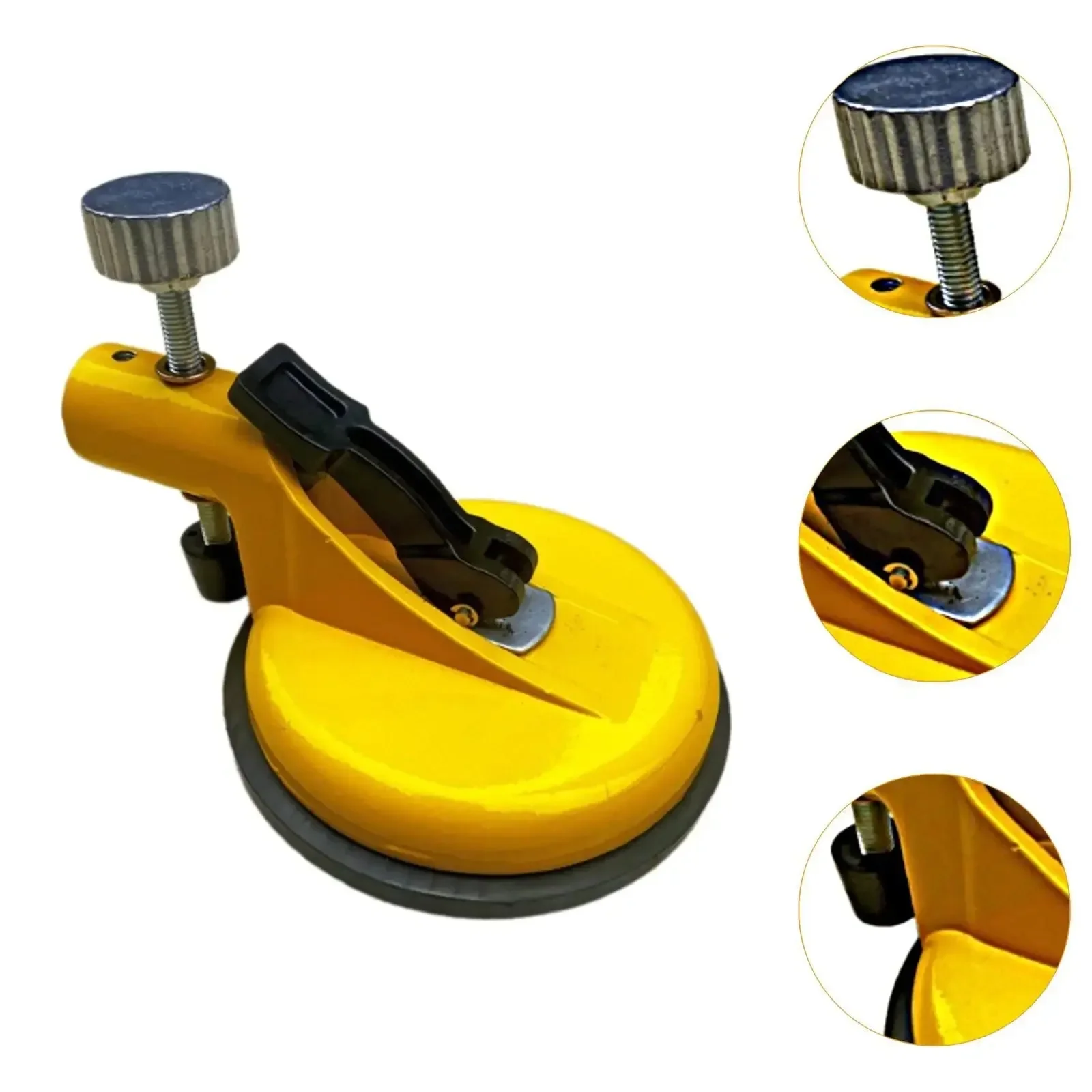 Tile Leveler Suction Cup - Marble Leveling Tool, Slab Seam Adjustment Tensioner, Heavy-Duty Stone Suction Lifter & Holder
