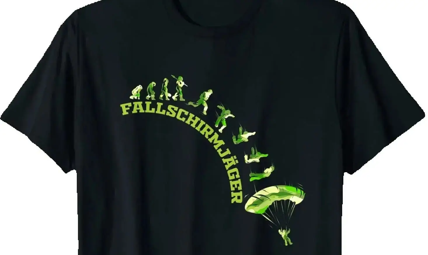 

Футболка с немецким солдатом Bundeswehr Paratroopers Evolution. Повседневные футболки из 100% хлопка с коротким рукавом, свободный топ, размер S-3XL