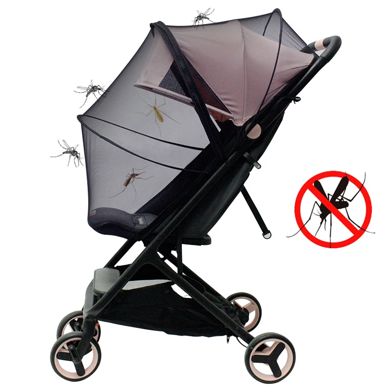 Zomer Klamboe Kinderwagen Mesh Vliegende Insect Bescherming Mesh Accessoires Voor Yoyo Yoya Plus Bugaboo Cybex En 99% Autostoel