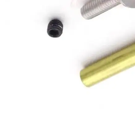 2xStern Wiper Nozzle Watering Cooling Retrofit Copper Tube Water Inlet Aperture 3mm with M3 Screws for RC Model Methanol Boat