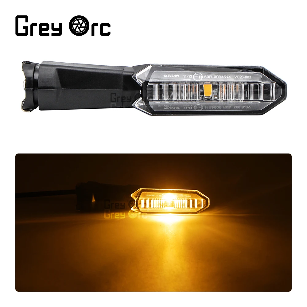 LED Turn Signal Flowing Light For KAWASAKI Z1000 Z900 Z650 Z400 Z125 Versys-X 300 Motorcycle Flashing Lamp Directional Flasher