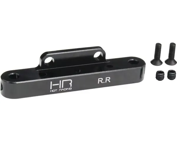 Hot Racing aluminum REAR hinge pin brace arm mount on the REAR LOWER suspension of  Arrma Karton Senton Outcast Talion Limitless