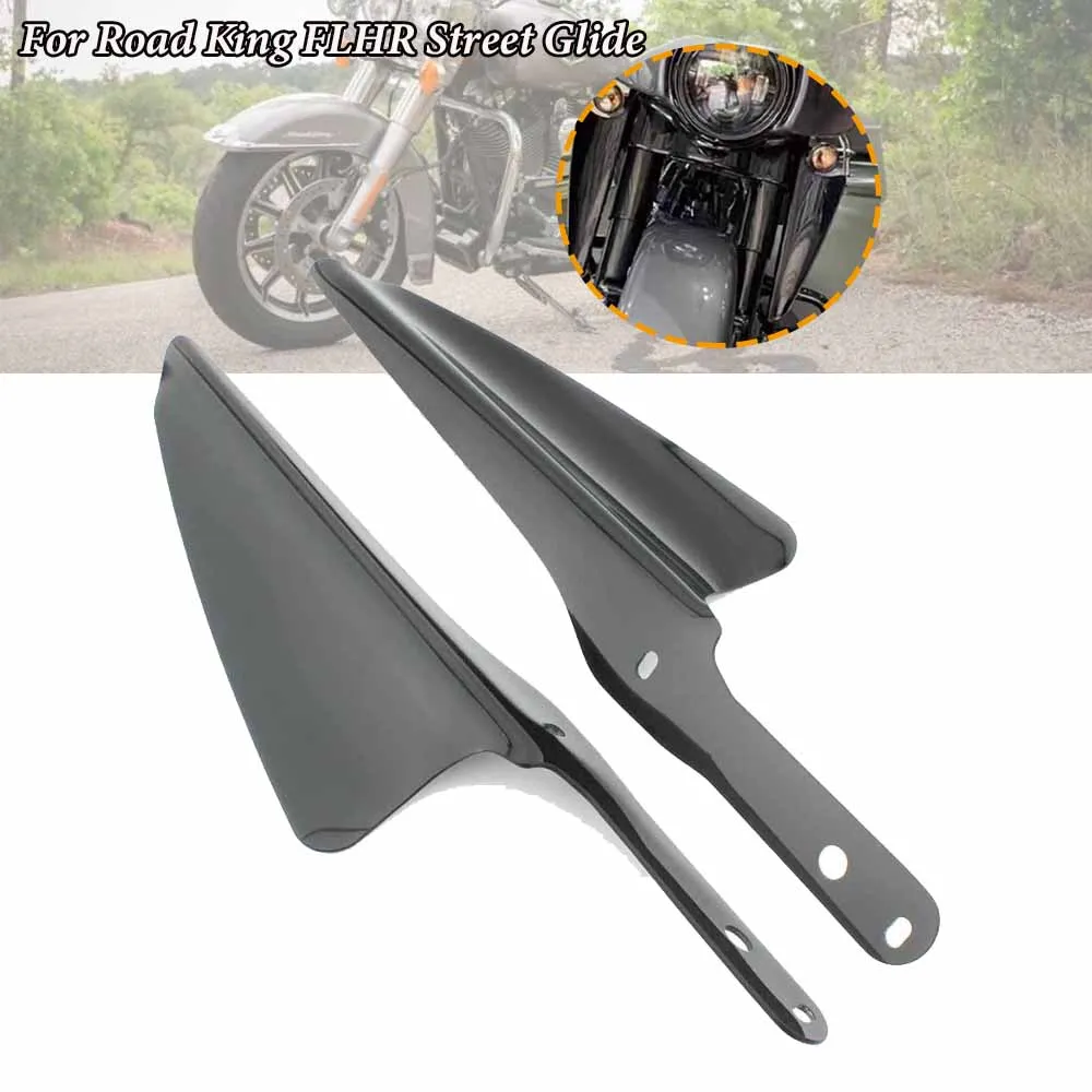 Motorcycle Fork Front Wind Baffle Windshield Deflector Trim For Road King FLHR Electra Street Glide Standard FLHT EFI FLHXI FLHX