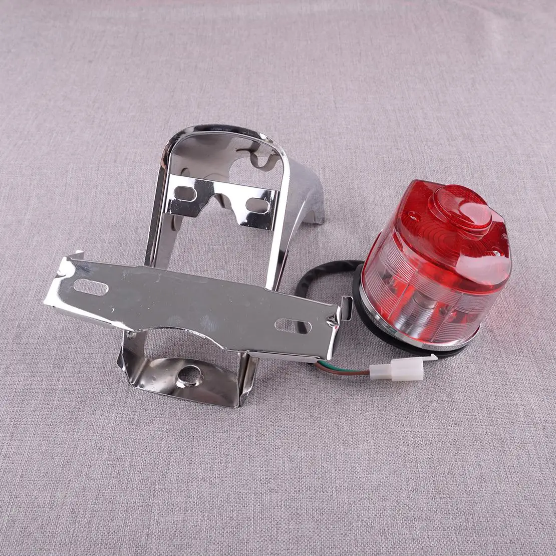 

Motorcycle Rear Brake Tail Light with Mount Bracket Fit for Honda ST70 DAX ST50 ST90 CT50 CT70 High Quality New