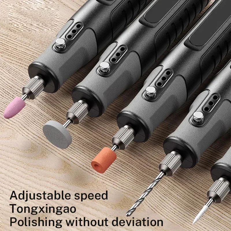 Hot Mini Handheld Rotary Tool Combo for Polishing and Carving, Electric Engraving Kit for Jewelry Making and DIY Projects