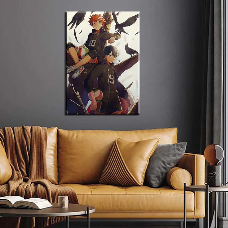 

Canvas Wall Arts Home Decoration Animation Painting Haikyu Wallpaper Child Room Posters Modern Bedroom Frame Pictures For Gifts