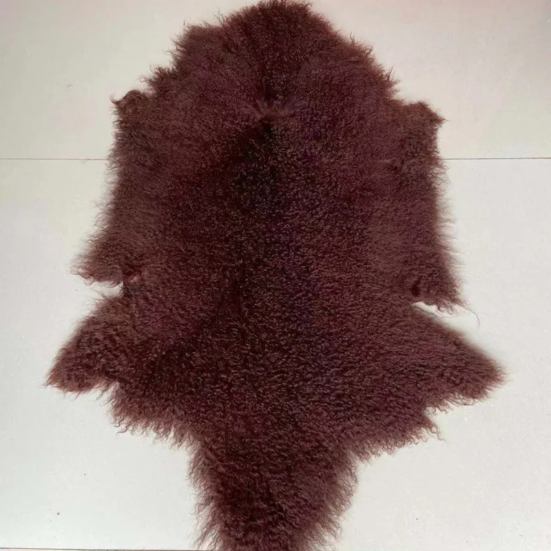 Mongolian fur real sheep skin rug natural sheepskin real pure wool sheepskin sheep carpet