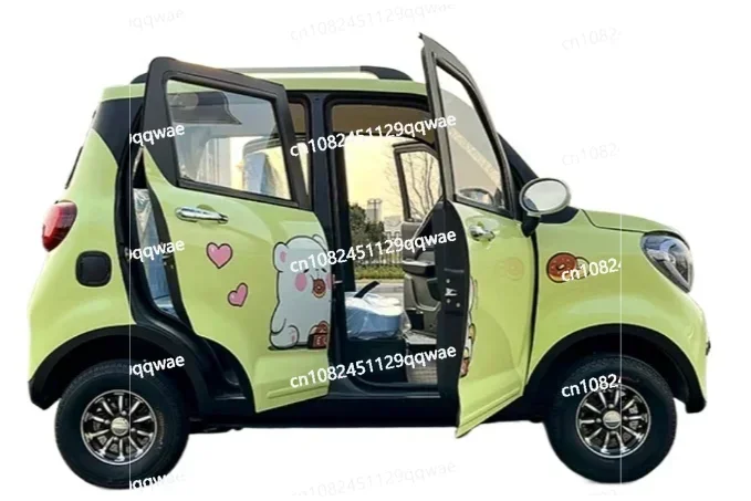 Car Mini Electric Car Adult Fashion Motorcycle Four-wheeled Mini Electric Car 5 People Passenger Electric