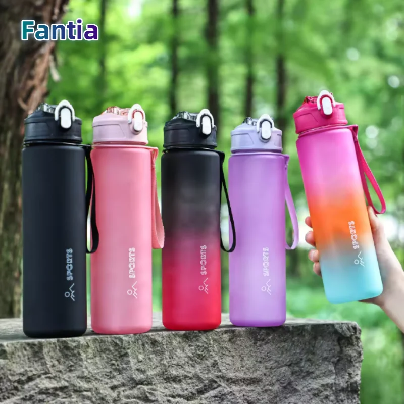 800ml Large Capacity Portable Sport Outdoor Water Bottle Cute Camping Cup Ideal Gift For Students And Best Friends Suitable