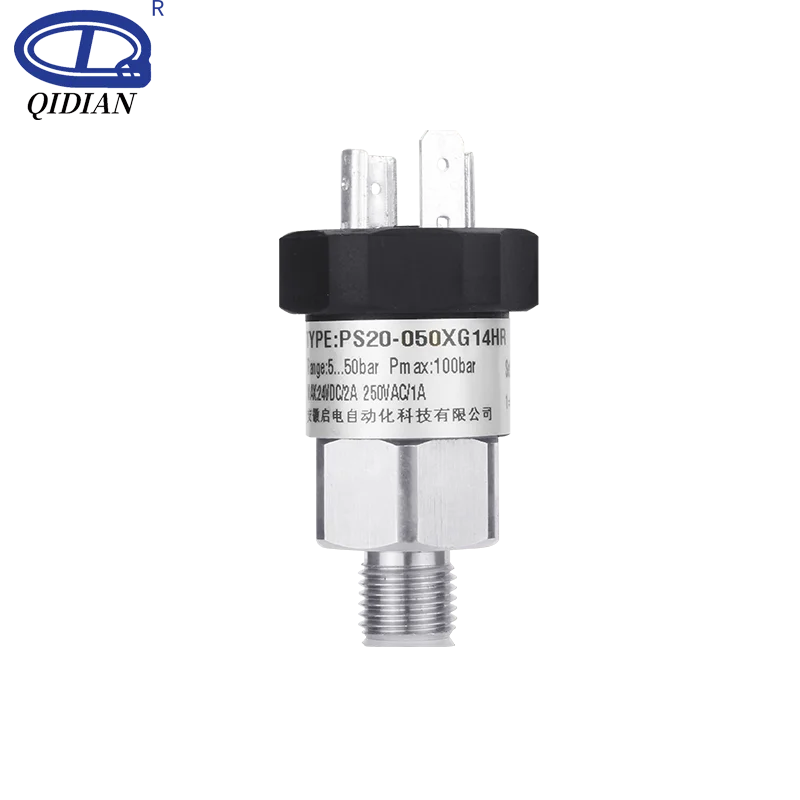 Mechanical High Pressure 10Mpa Adjustable Hydraulic Water Oil Pressure Switch 100bar Water Pump Oil Pressure Control Switch