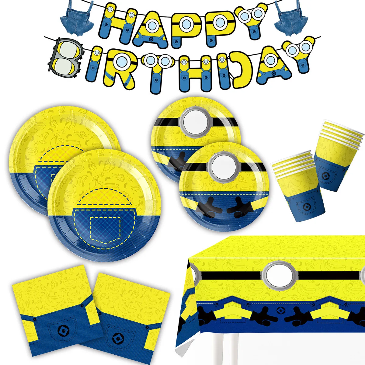 Miniones Plate Cup Kit Gift Ba - đánh giá và giá Table Cloth Disposable
