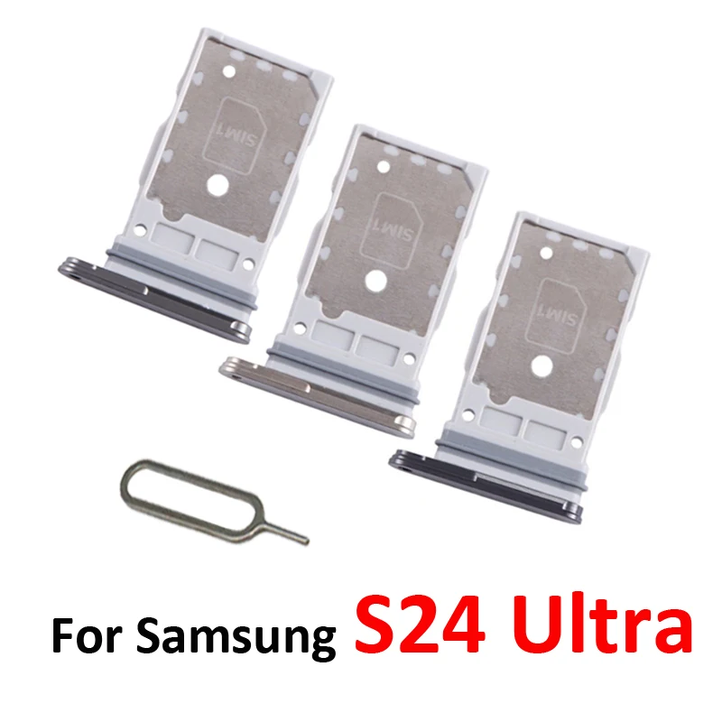 For Samsung Galaxy S24 Ultra S928 S928B S928U S928W S928N S928E Phone SIM Chip Card Tray Slot Holder Pocket