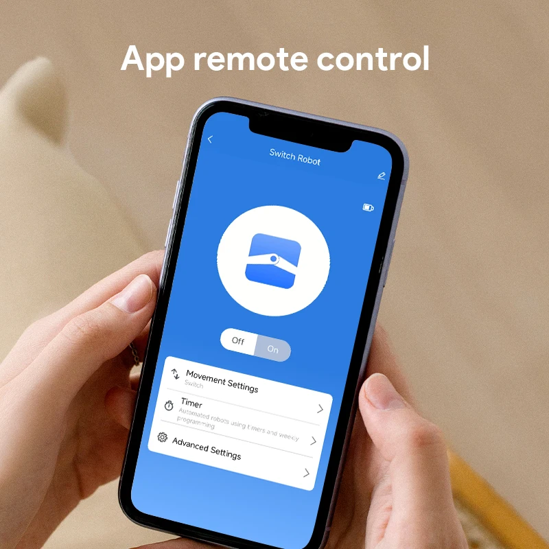 Bluetooth Smart Finger Robot Switch Button Pusher Bot Remoter for Tuya APP Control Home Appliance Google/Alexa Voice Assistant