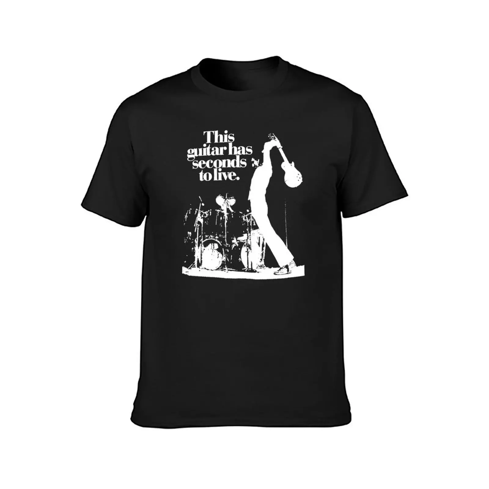 Pete Townshend The Who This guitar has seconds to live Rock Music legend Guitar T-Shirt heavyweights cute tops Men's t shirts