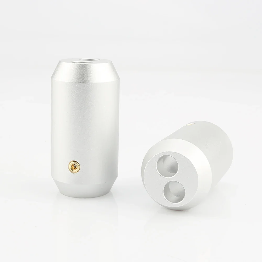 audiocrast Y1677  HIFI Audio Pants Y Splitter RCA Cable Speaker Cable Wire pant alluminium 16mm to 2*7mm boot