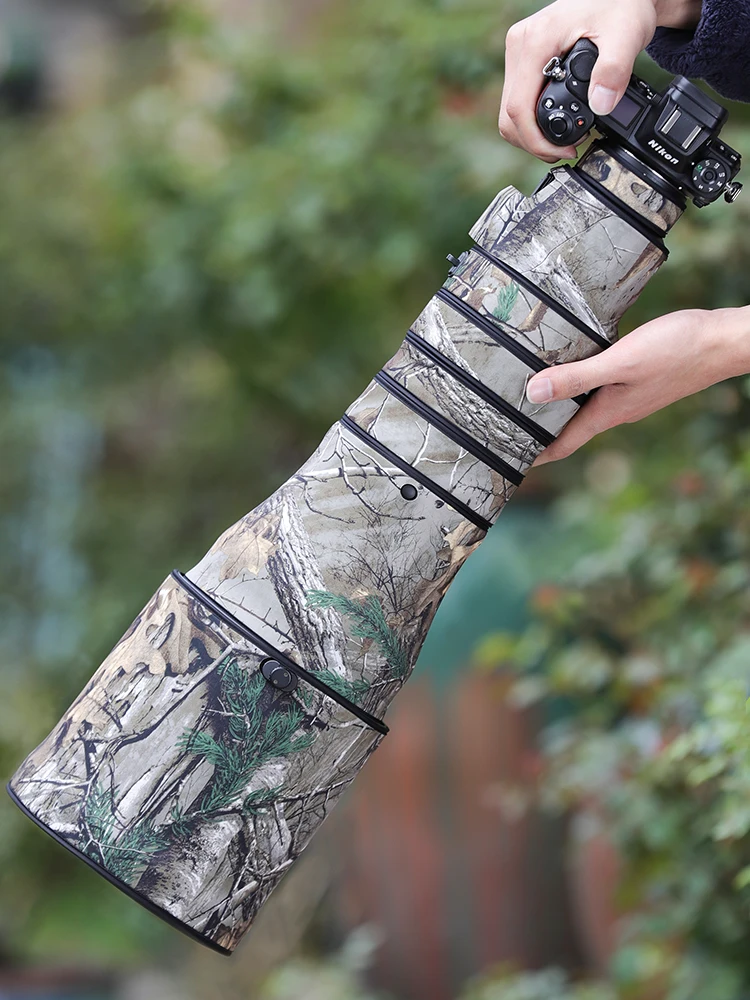 CHASING BIRDS camouflage lens coat for NIKON Z 400mm F2.8 TC VR S waterproof and rainproof lens protective cover z428 len cover