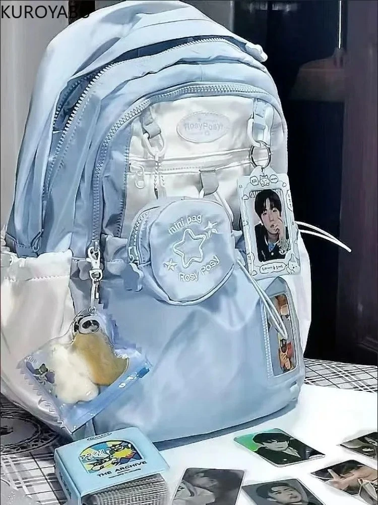 

Fashion Traveling Teenage Bookbag Women Fashion Girl Backpacks Large Capacity Shoulder Bag High School Schoolbag Mochila Mujer
