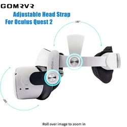 GOMRVR Head Strap for Oculus Quest 2 Halo Strap Adjustable Comfortable Oculus Quest 2  Head Strap For Oculus Quest2 Accessories