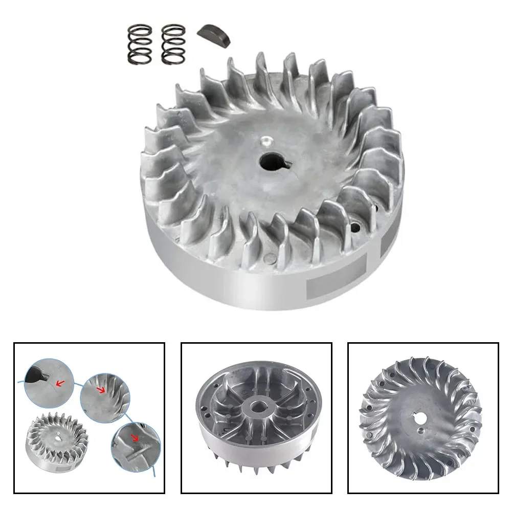 High Performance Aluminum Flywheel for 10 000 RPM Designed for 212cc 224cc Engine Compatibility with Mini Bikes