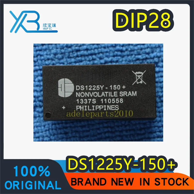 

（1/10PCS）DS1225Y-150+ DS1225Y-150 DIP-28 brand new clock chip in stock fast delivery
