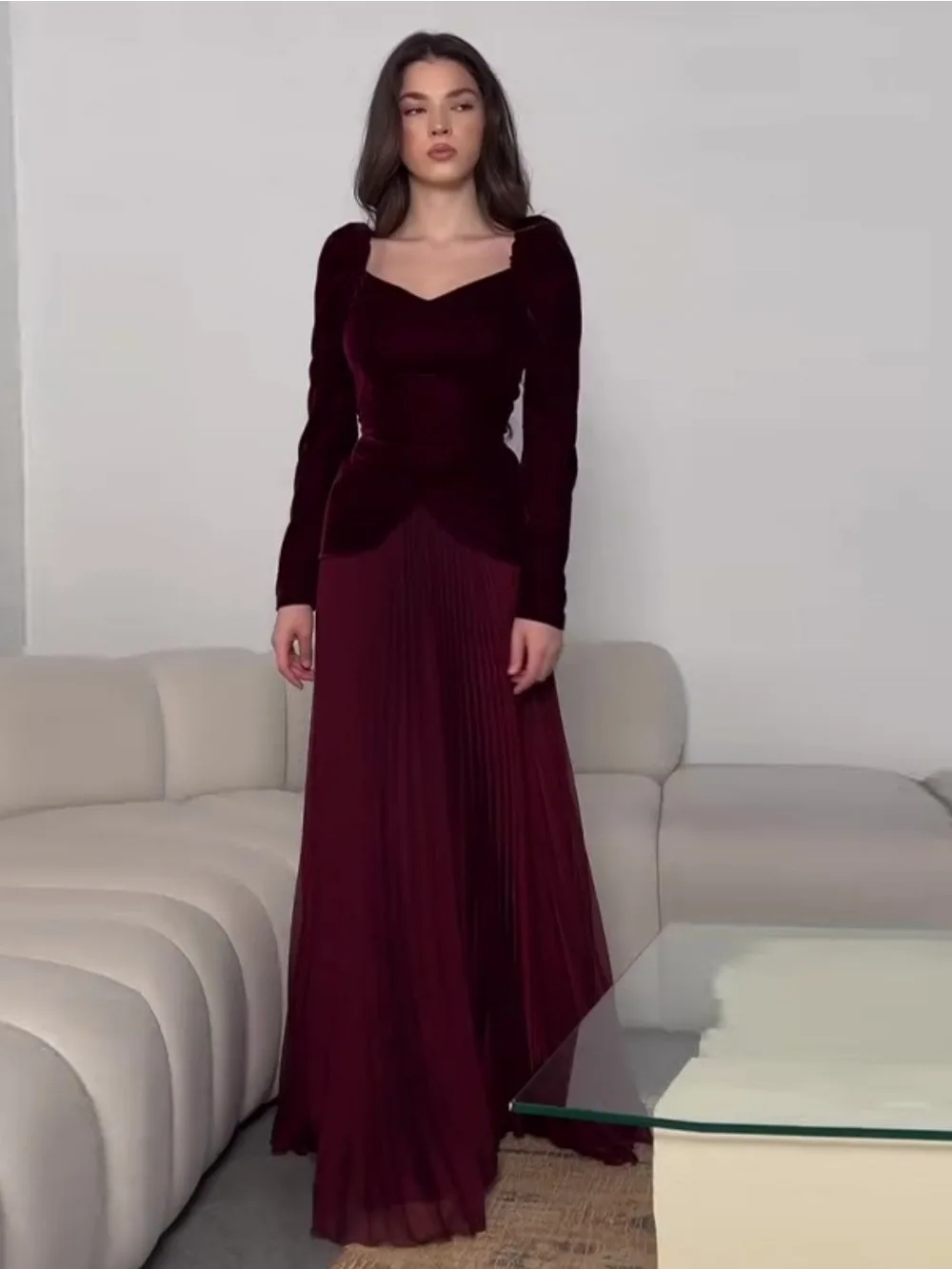 

Eid Women Dubai Dress Abaya Turkey Pleated Fake 2 Piece Jalabiya Ramadan Vestidos Largos Party Dresses Arab Long Robe Kaftan