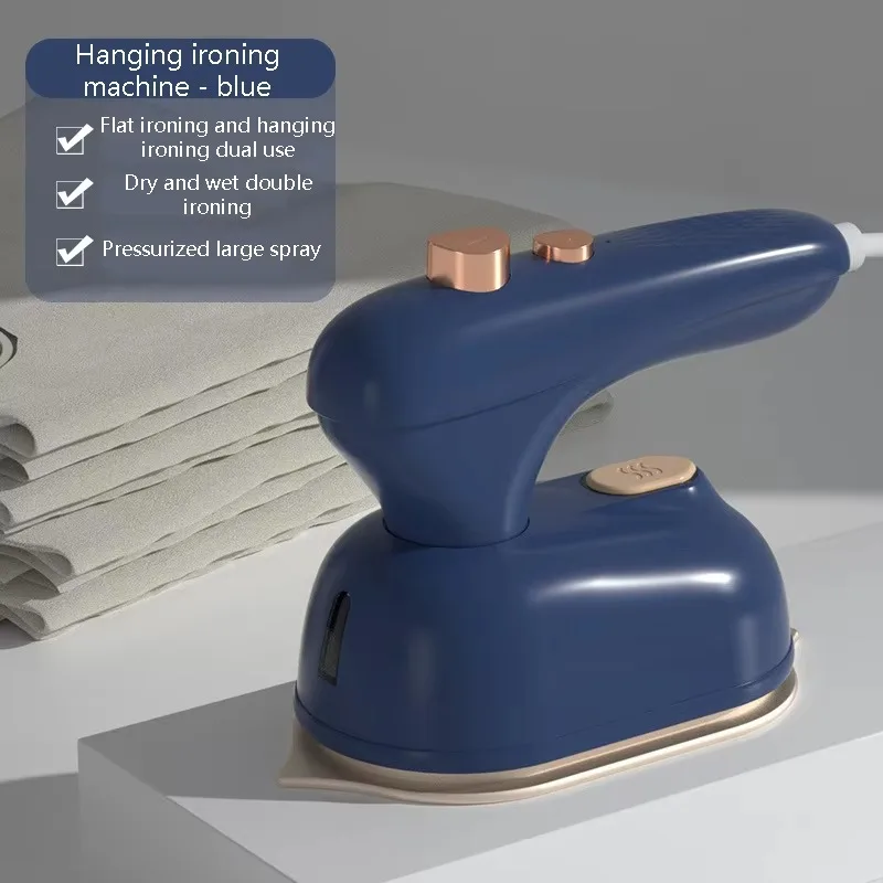 Household Clothes Electric Iron Mini Hot Steam Home and Travel 25 Ceramic ABS Melon Portable Folding Steam Iron Display