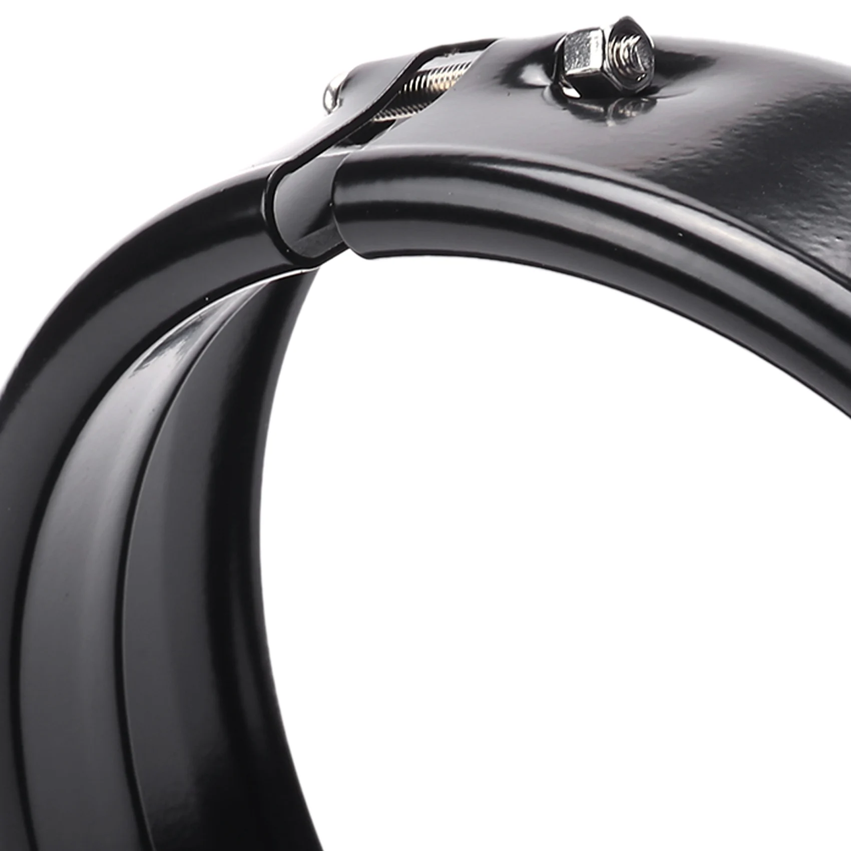 

NEW-Motorcycle Headlight Trim Rings 5.75 Inch Headlight Visor Style Trim Ring Black Decorate Visor Trim Rings Compatible For Har