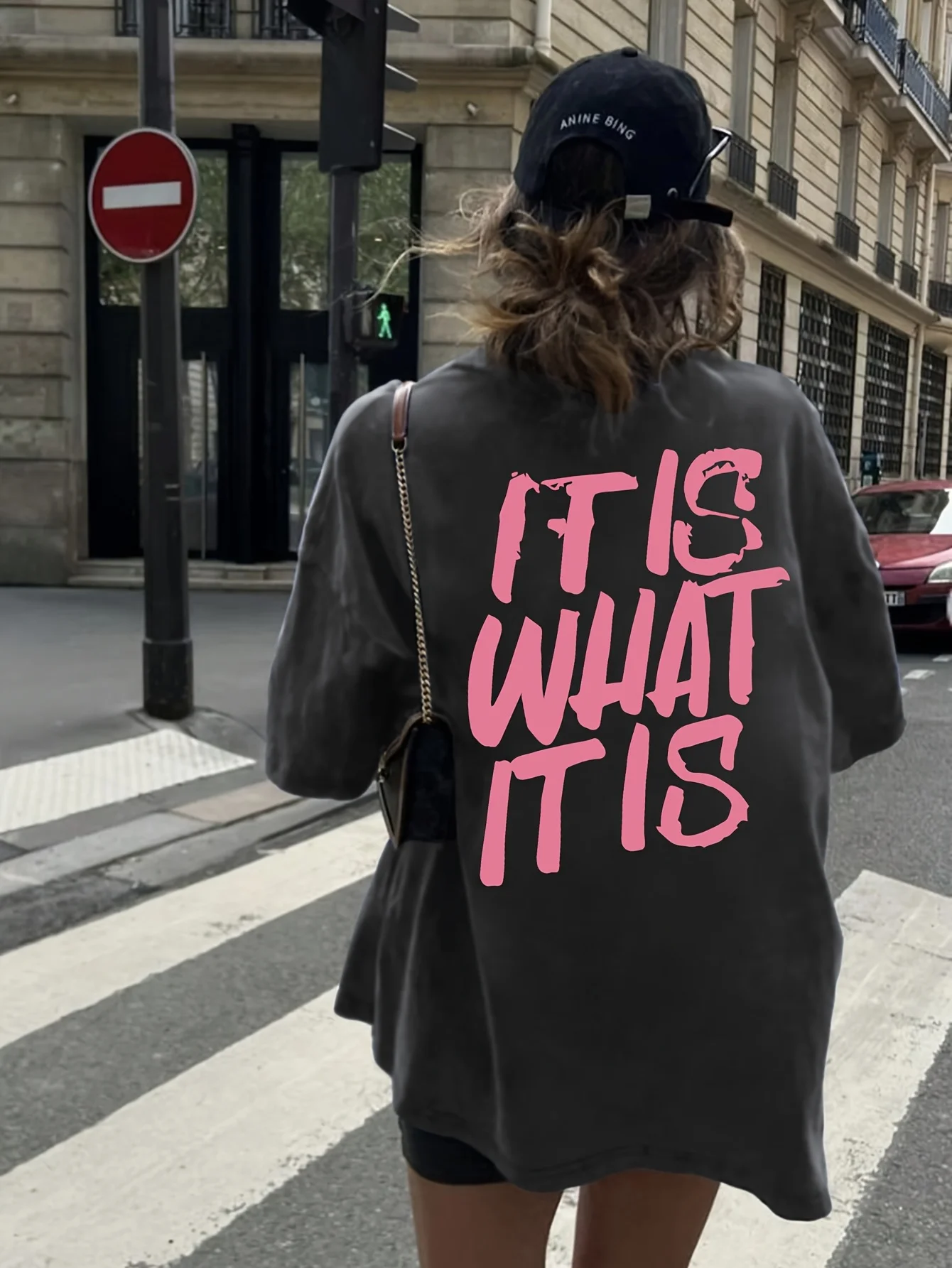 Women'S Casual Oversized T-Shirt It Is What It Is