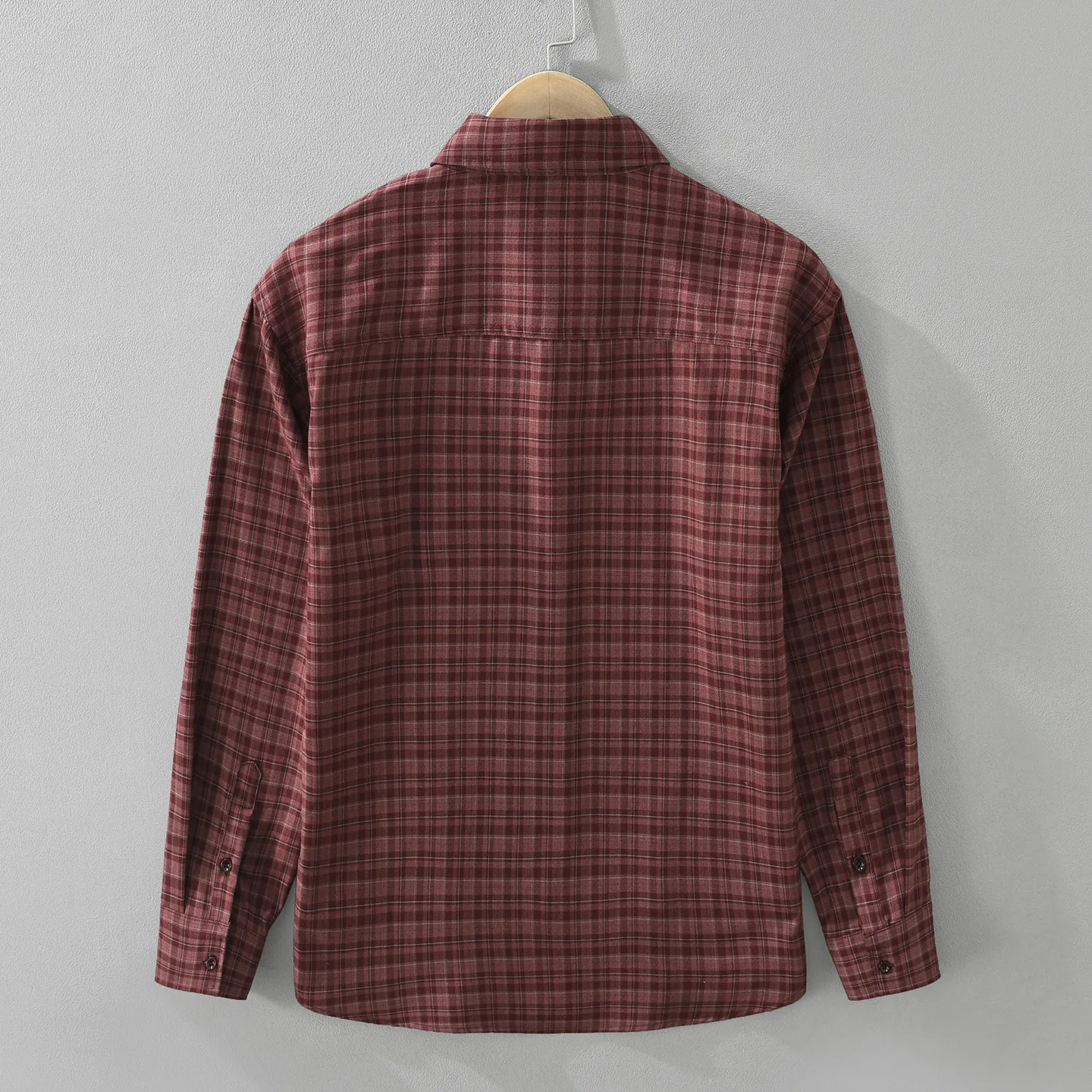 Men Japanese Retro Plaid Long Sleeve Shirt Loose Lapel Collar Preppy Layering Breathable Fashion Artistic Casual Tops