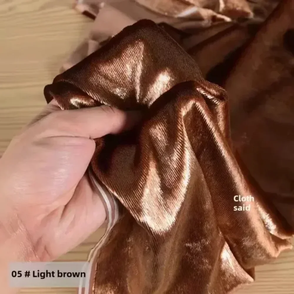 

Woven Velvet Fabric Korean Velvet Dress F Clothing Designer Arts Crafts Sewing Fabric DIY Cloth Sew Meters Material Wholesale