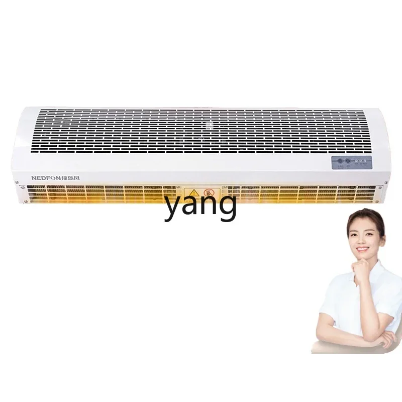 CX commercial electric heating dual-purpose electric heating air curtain machine store entrance heater hot air curtain