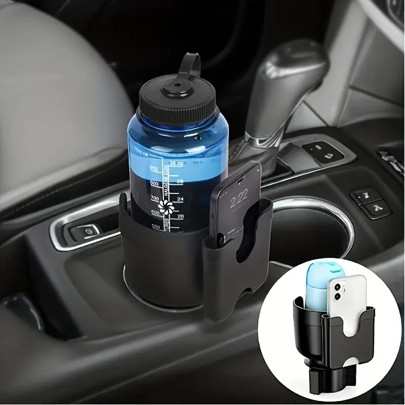 

For All Vehicles, Car Interior Accessories, Travel Accessories, Modern Design, Fits Most Cars, Cup Holder Adapter