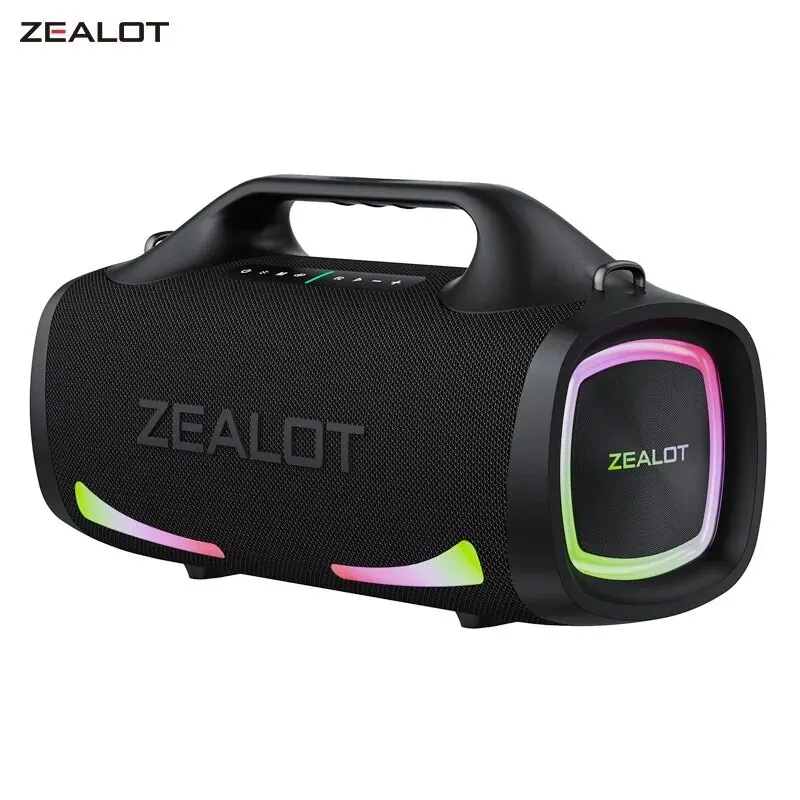 ZEALOT S79 Speaker Party Portable Speaker with Bluetooth 5.2, Portable Handle, 24-Hour Playtime, for Party, Camping