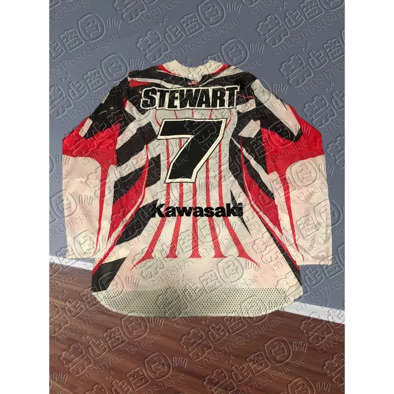 

2026 Latest Kawasaki Off Road Motorcycle Long Sleeve Top Quick Dry Breathable Clothing for Mountain Bike and Downhill Racing