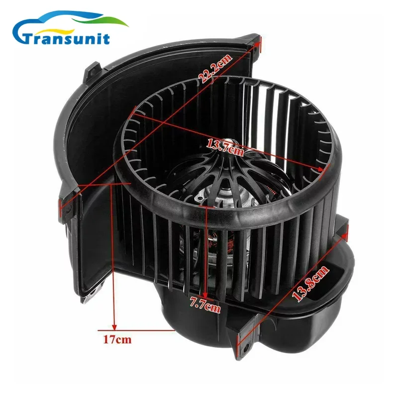 7L0820021S HEATER BLOWER MOTOR FAN RHD 7L0820021N Suits For VW TOUAREG Q7 4L 02-15 AMAROK