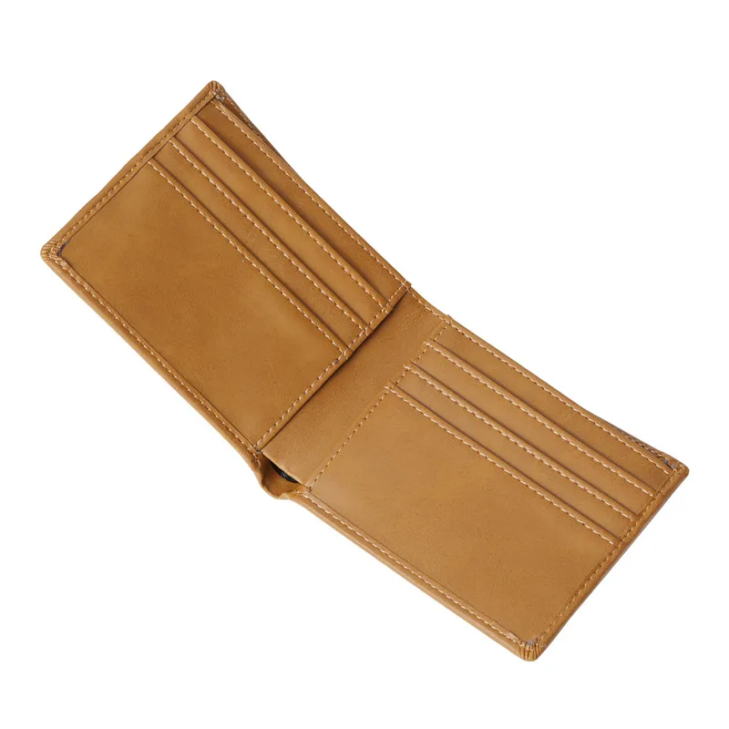 

NEW Men Card Holder Genuine Leather Minimalist Personalizd Money Bag Male Purses High Quality Fashion Coin Pocket Male Wallet