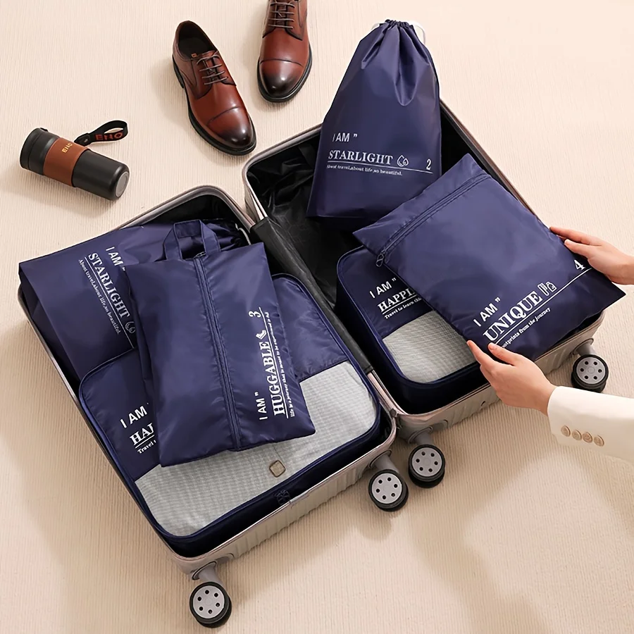 6pcs, Packing Cubes Luggage Packing Organizers, Travel Accessories