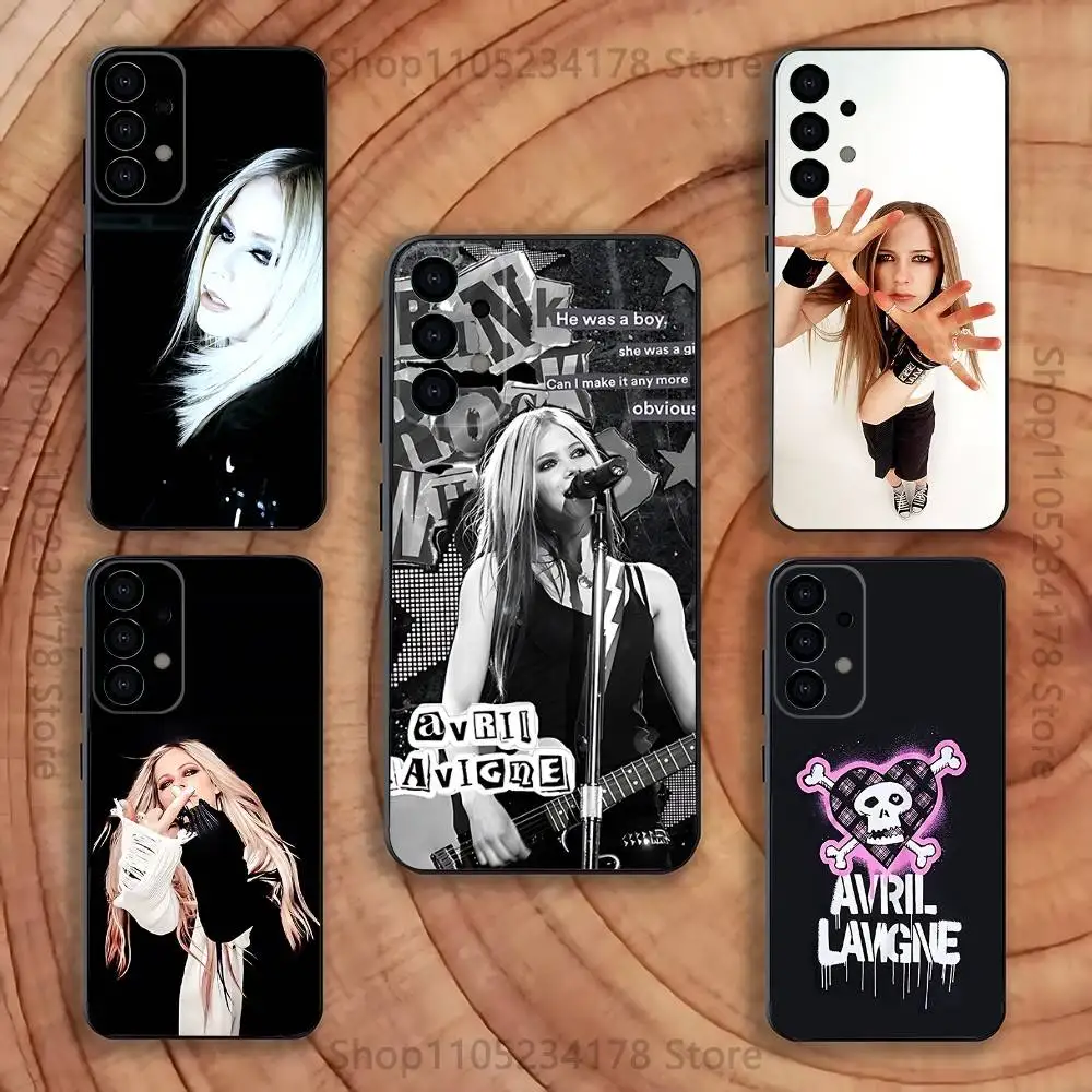 

Avril L-Lavigne Phone Case For Samsung S25,S24,S21,S22,S23,S30,Ultra,S20,Plus,Fe,Lite,5G Black Cover