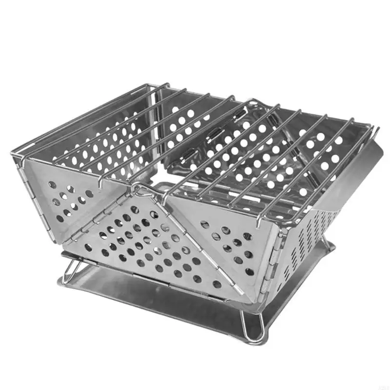 

A2UF Compacts Folding Durability Grills Stainless Steel Camp Stove Detachable Stove