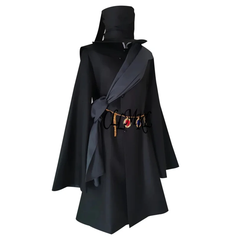 Black Butler Cosplay Kuroshitsuji Undertaker Halloween Party Costume Full Set Uniform