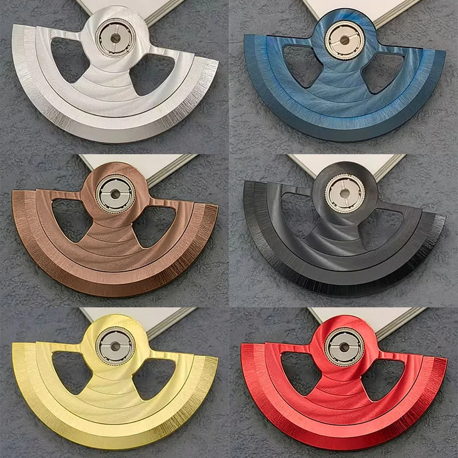 NH Series Geneva Wave Skeleton Automatic Rotor for Seiko NH34 NH35 NH36 NH37 NH38 4R 6R Movement Replacement Watch Mod Parts