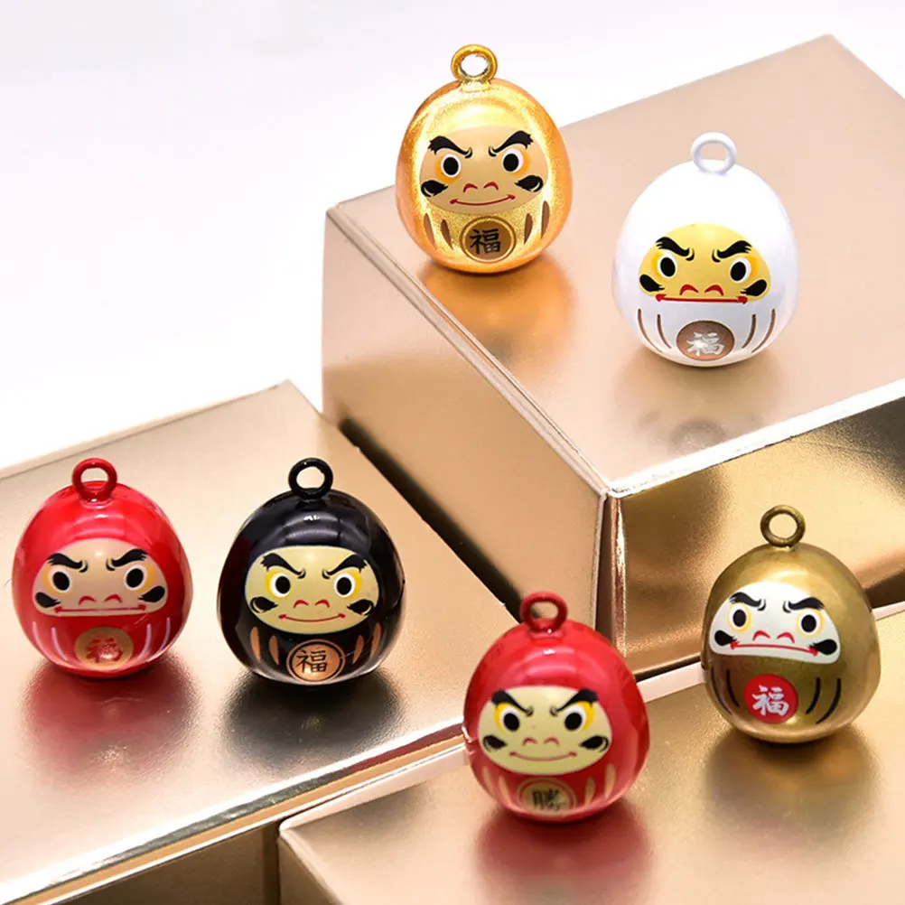

Bells Small Size Japanese Hanging Decor For Diy Pendant Keychain Bracelet Lucky Charm Accessories Golden